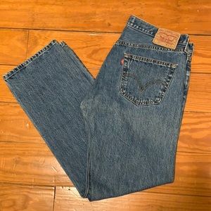 Men’s Levi’s 501 Straight Leg Button-Fly 36x32